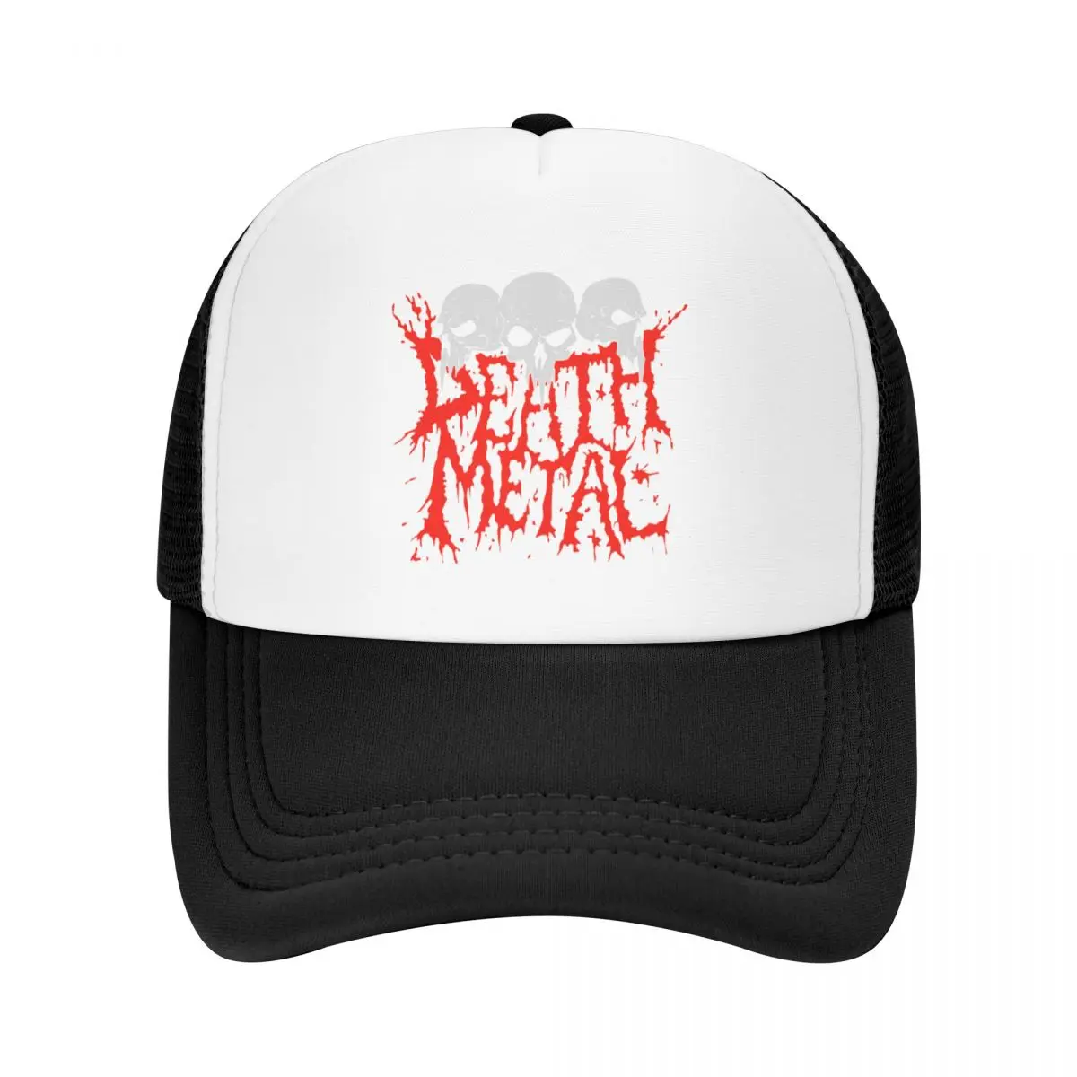 

Death Metal Skull Art Baseball Cap fashionable Trucker Hat custom Hat Visor Man Women's