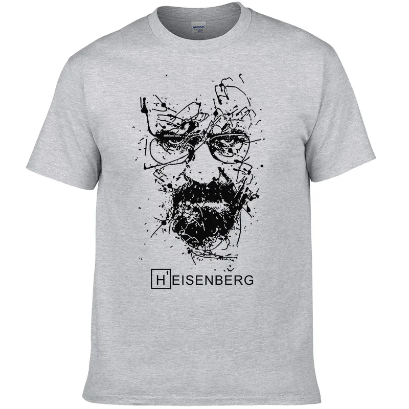 2024 nowe modne Breaking Bad koszulki męskie Heisenberg Camisetas Hombre męskie fajne koszulki z krótkim rękawem bawełniane koszulki #191