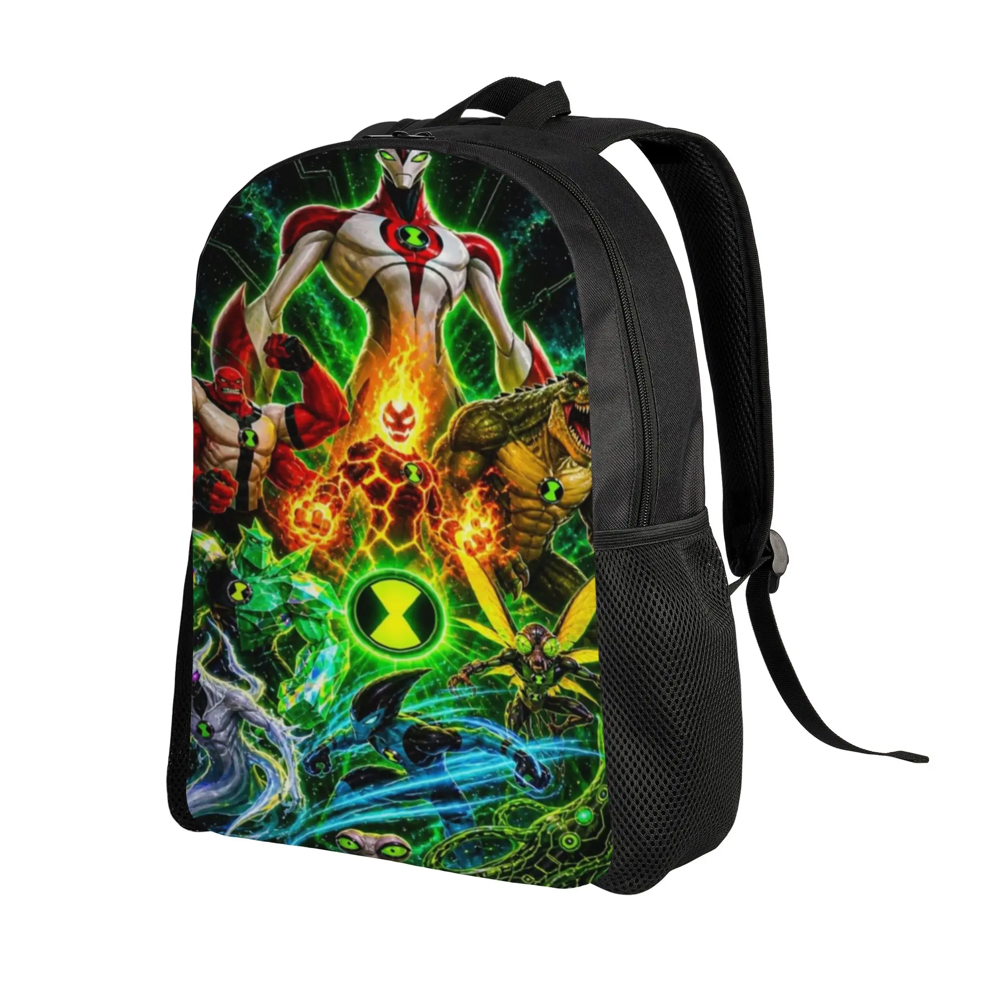 Knapsack Back to school season Alien Heroes Team Cosmic Power  Solid Backpack