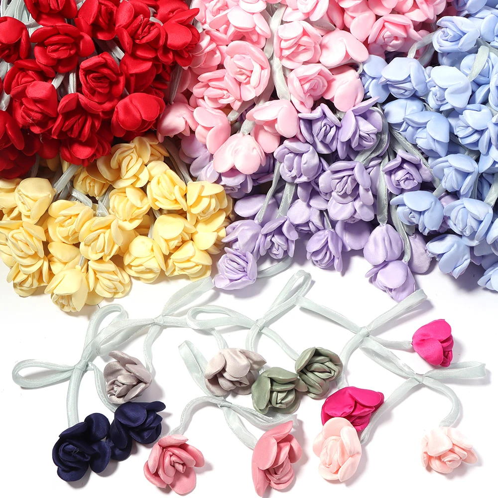 5 Stück bunte, doppelseitige Rosenblüten-Dekorationsaufnäher für DIY-Rock, Kleidung, Rucksack, Anhänger, Kopfschmuck, Dekorationszubehör – Detail 3