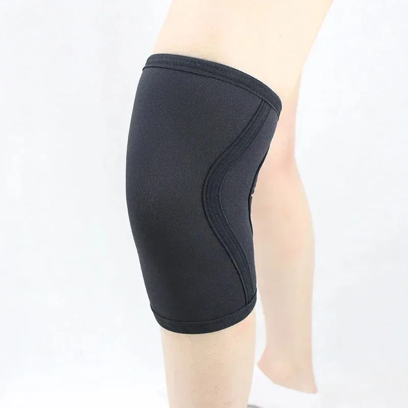 1pc Knee Sleeves Compression Knee 7mm Neoprene Protector Support Knee Pad for Gym Basketball Cross Training Squats Women Men