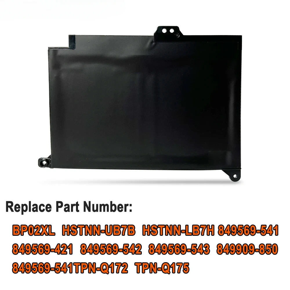 Laptop Battery for HP BP02XL Pavilion 15-AU038TX 15-AU097TX 15-AU093TX 15-AU040TX 15-AU037TX 15-AU136TX 15-AU010WM 41Wh 5200mAh