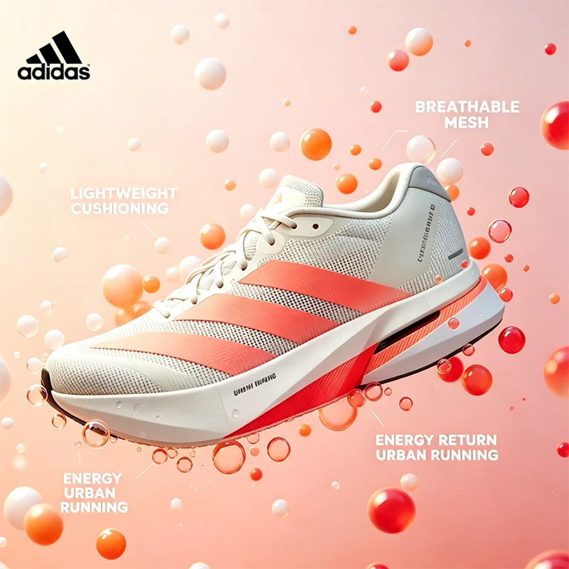 Adidas Jp9252 Men Racing Running Shoes Lightstrike Pro Carbon Fiber Breathable Mesh Lightweight Continental Rubber Sports Sneake