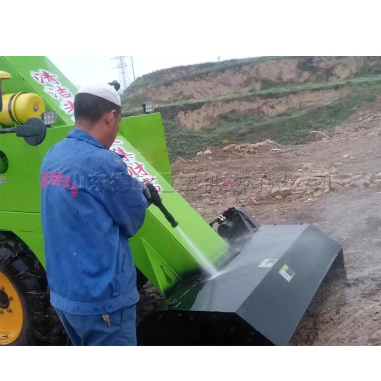Ведро с саморазгрузкой Manure Cleaning Truck Саморазгрузочный Manure Sho vel Mac hine Sheep Pig Коллектор Manure