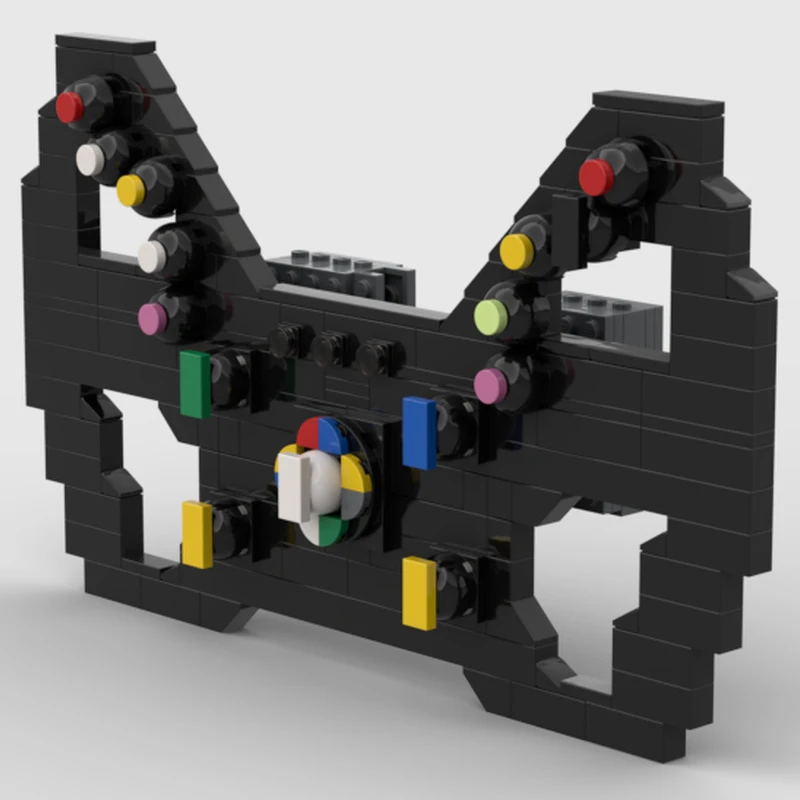 275PCS MOC Grand Prix F1 Racing Wheel Replica DIY Model Building Blocks Professional Simulator Birthday Toys Gift