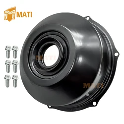 M MATI Rear Brake Drum Cover with Seal Bolt for Honda Rancher 420 TRX420 2007-2013 40520-HP5-600