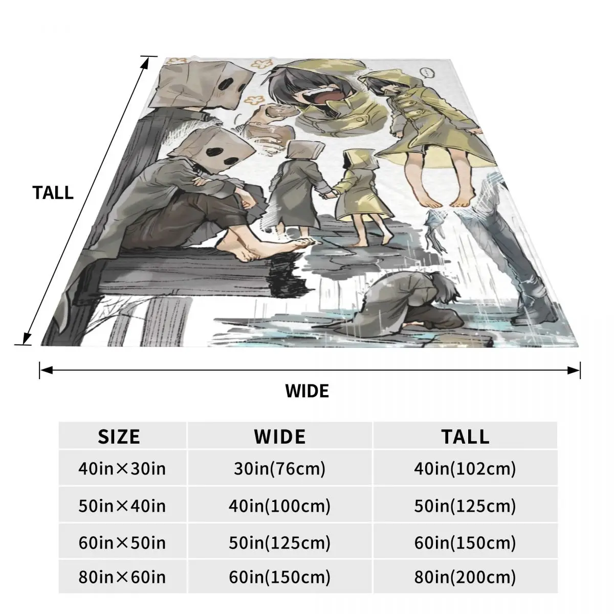 لعبة الكوابيس الصغيرة بطانية البقاء على قيد الحياة لعبة الرعب غامض مضحك الدافئة رمي البطانيات ل أريكة تتحول لسرير ربيع الخريف