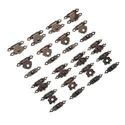 10 Pcs Antique Bronze Iron Jewelry Box Padlock Hasps Latch Clasp Lock Wooden Wine Gift Box Buckle Furniture Hardware 30*18mm