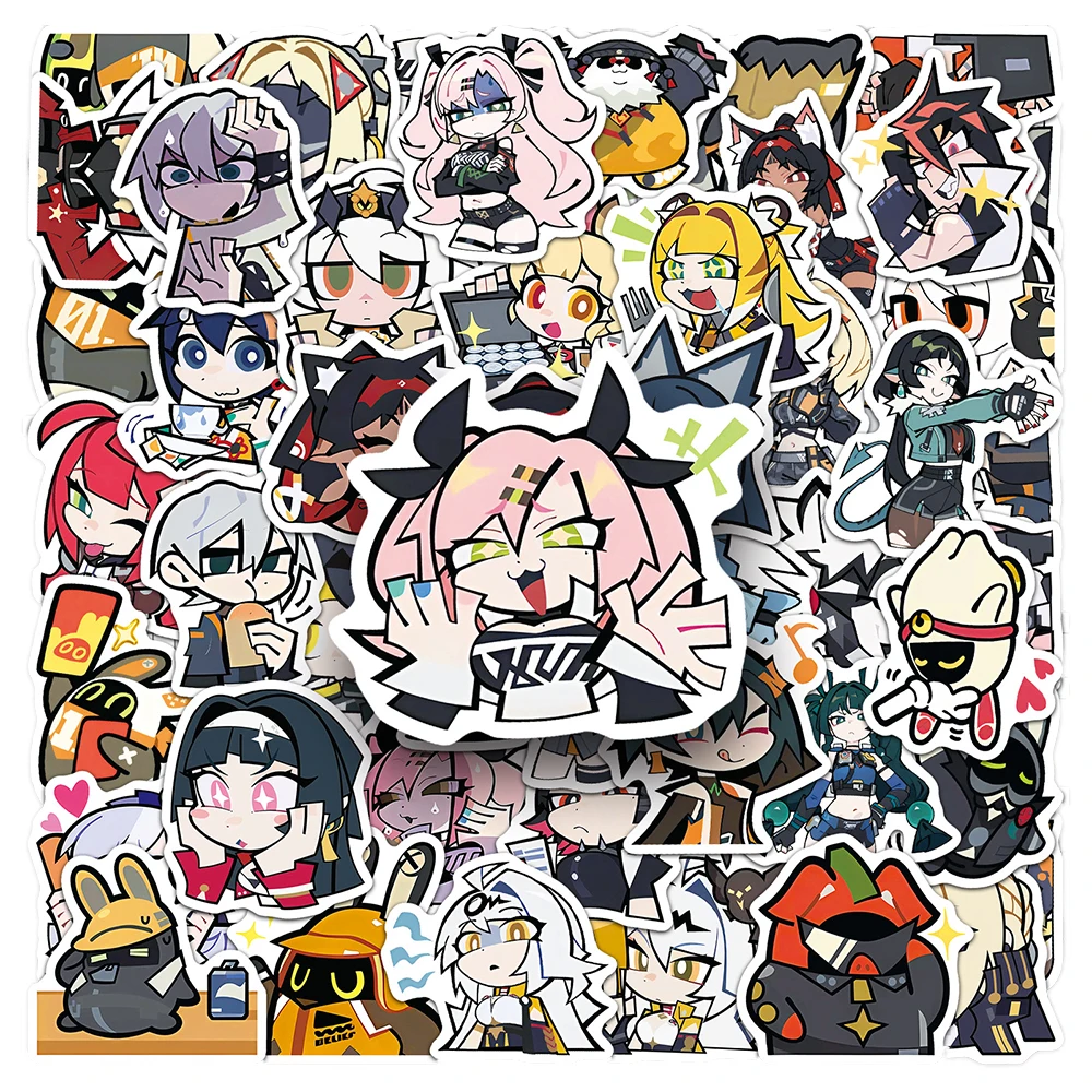 

10/30/50pcs Kawaii Zenless Zone Zero Cartoon Stickers Cute Anime Game Character Sticker Laptop Luggage Phone Graffiti Decals Toy