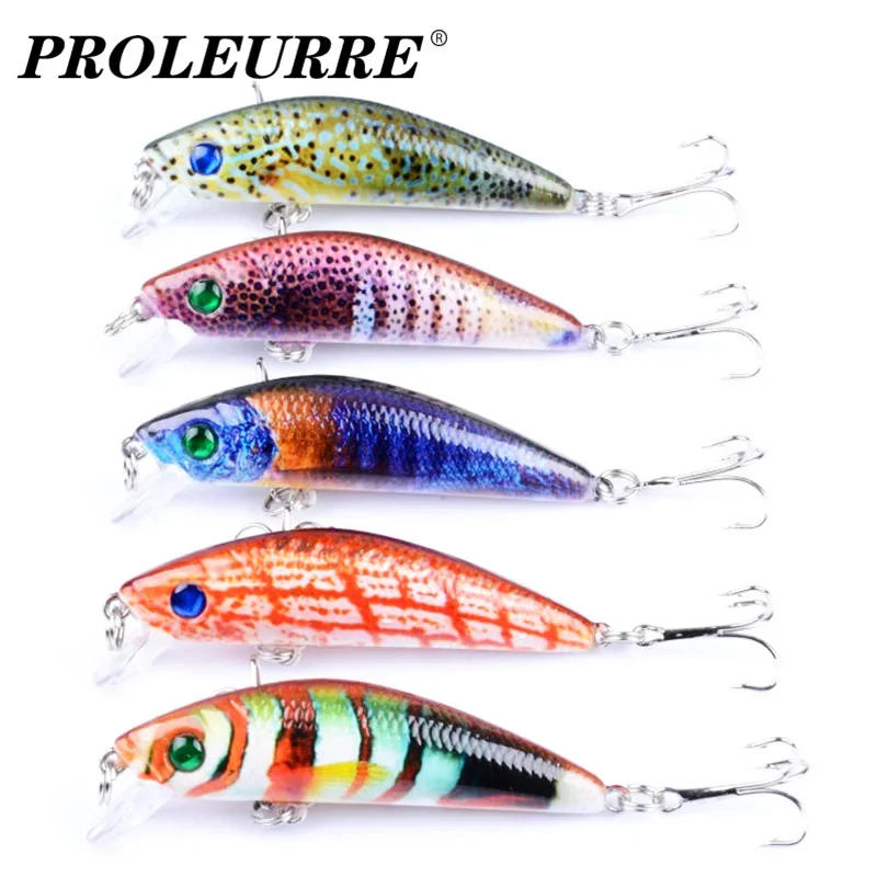 

1 Pc Floating Minnow Fishing Lure 7cm 8g Artificial Hard Bait Wobblers Swimbait for Carp Striped Bass Crankbait Pesca Tackle