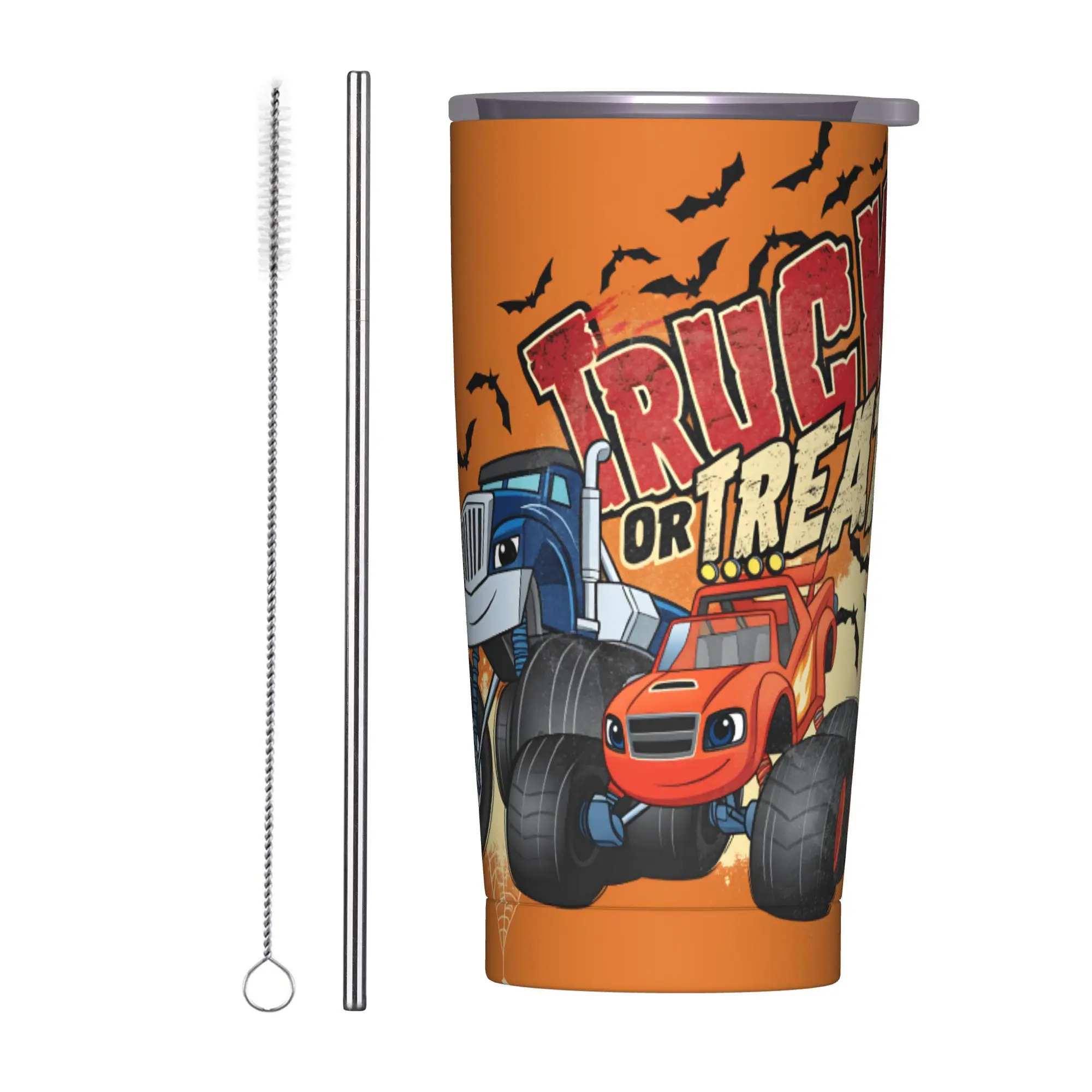 B-Blaze and the Monster M-Machines Tumbler  Hot Drinks Heat Preservation Stainless Steel Coffee Mug Graphic Car Mugs,