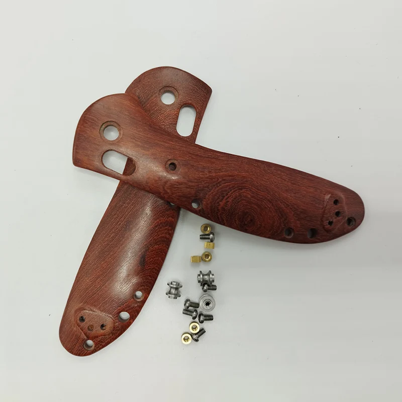 Изготовленные на заказ натуральные деревянные ножи Hongteng, весы с ручкой и винтами для оригинальных ножей Benchmade Griptilian 551, деталь для самостоятельного изготовления