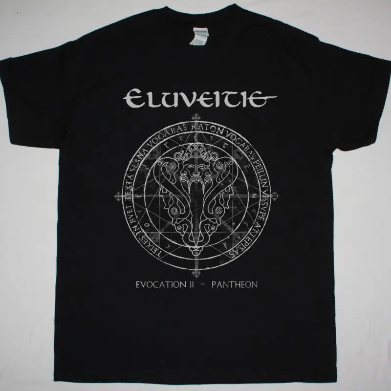Eluveitie Evangelion II تي شيرت أسود ، مقاس كامل S-5XL #1