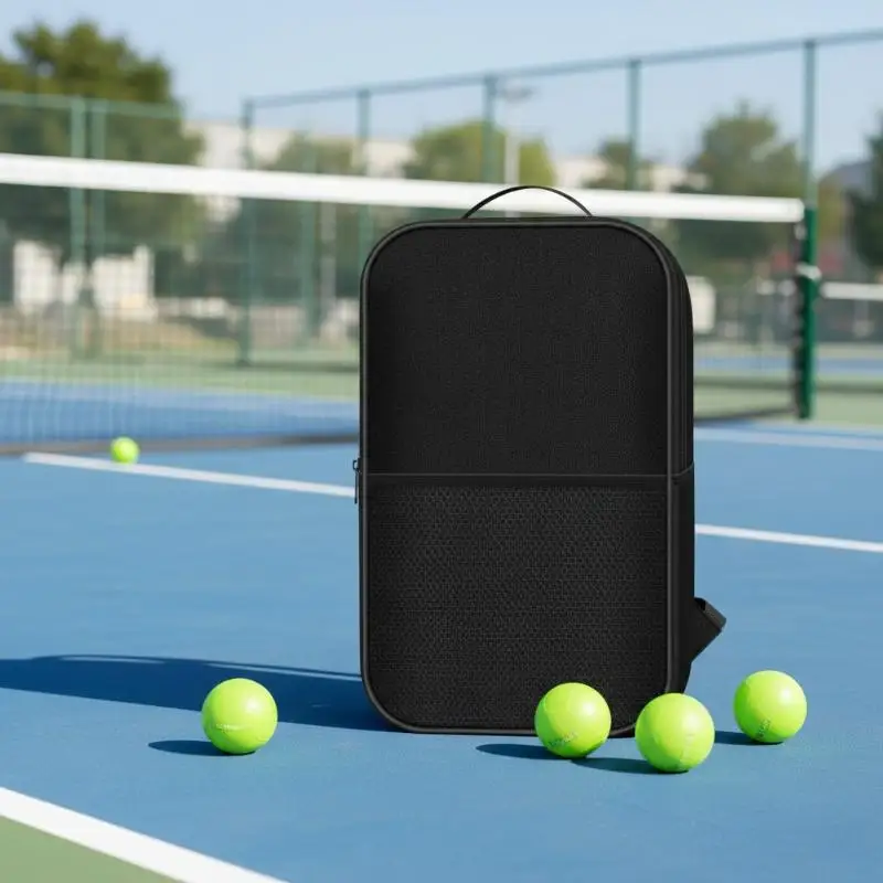 Waterproof Unisex Pickleball Carry Bag Multifunctional Extra Zipper Storage for Court Training Outdoor Travel Daily Use