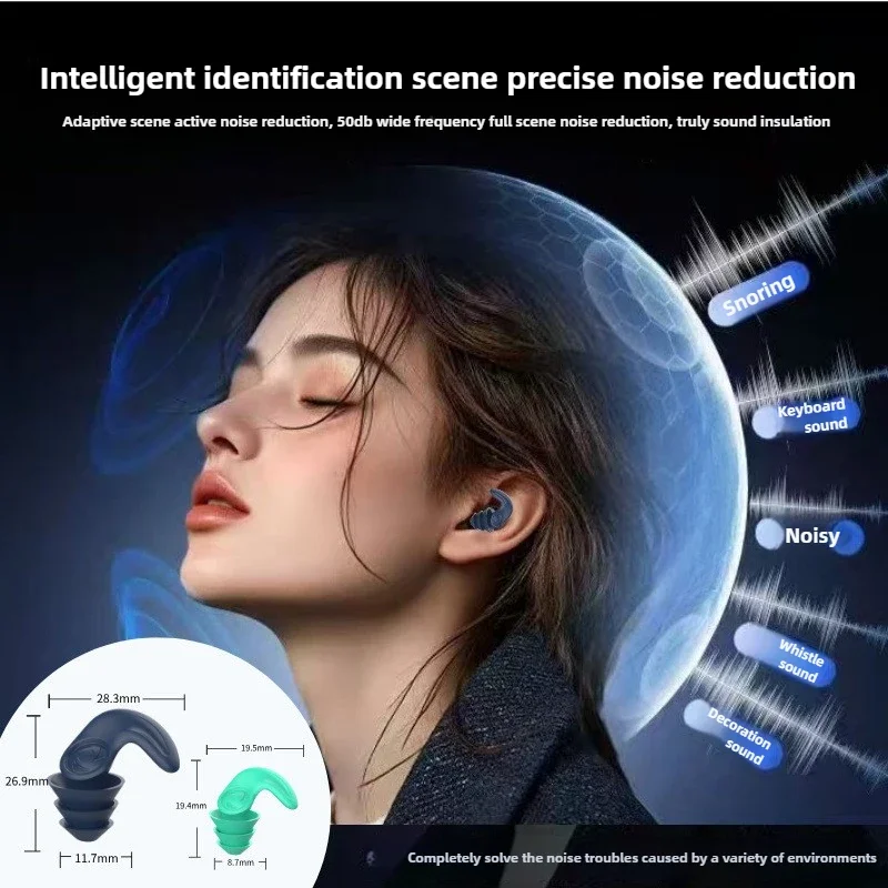 Industrial Super Soundproof Earplugs Noise Isolating Individually Wrapped Sleep Study Work Noise Canceling Ear Plugs