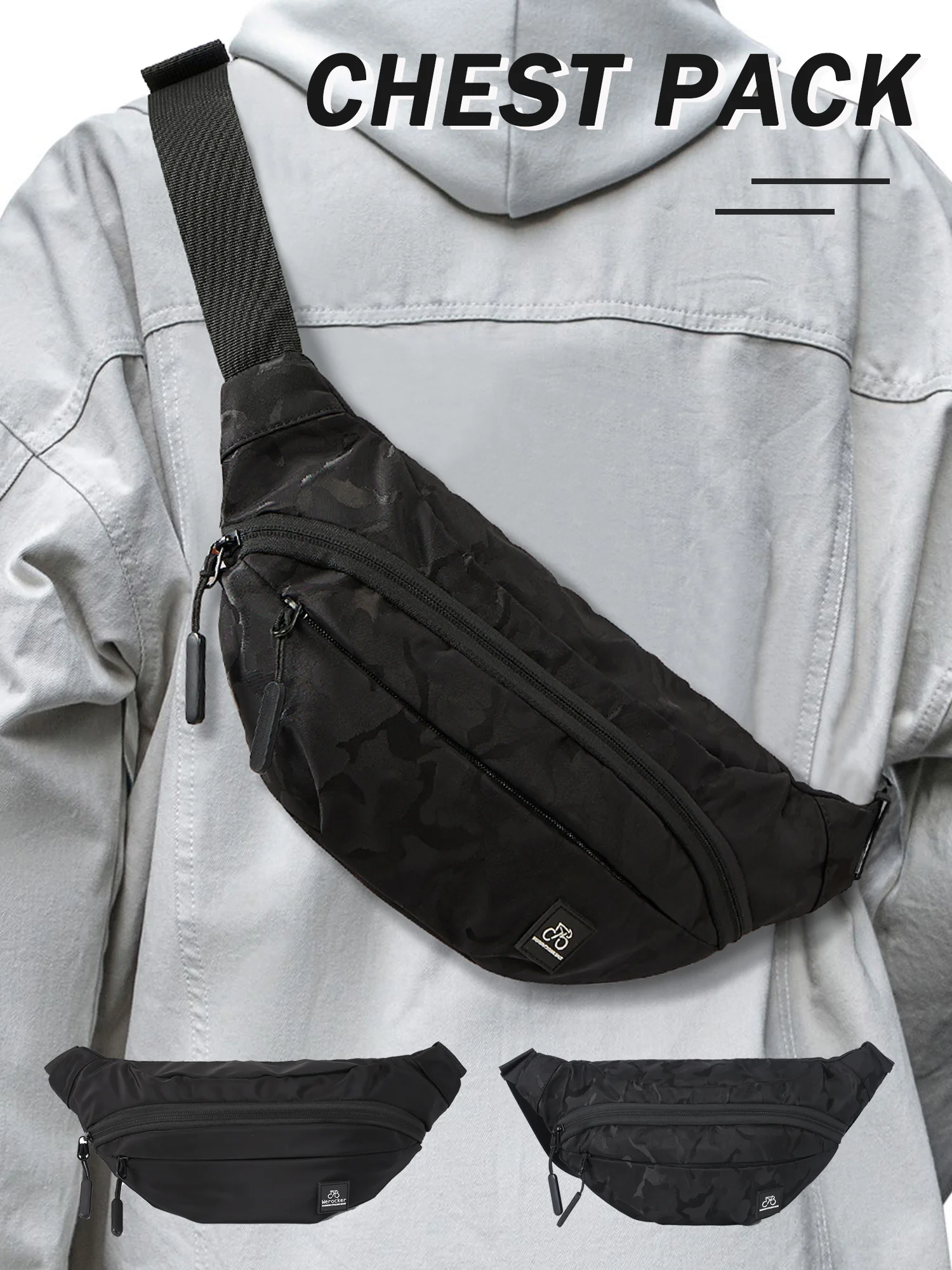 

Мужская нагрудная сумка, вместительная забавная Сумочка с регулируемым ремешком, Повседневная модная спортивная сумка через плечо, универсальные сумки через плечо