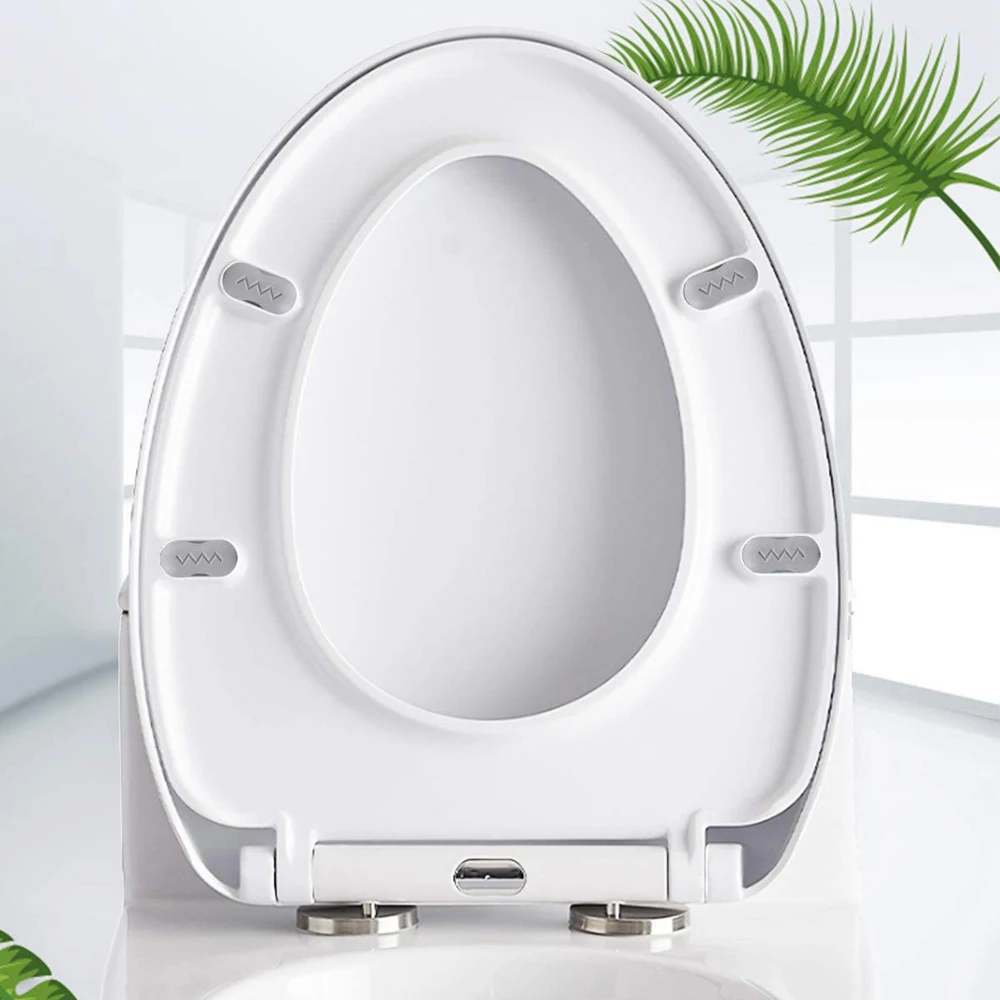 4pcs Universal Toilet Lid Cushion Anti-slip Gasket Toilet Seat Pad Buffers Stop Bumper Shock Absorber Bathroom Toilet Seat Kits