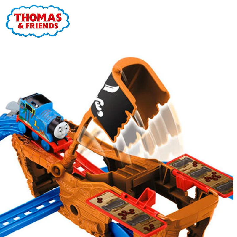 Thomas and Friends Motorized Thomas Shipwreck Adventure from Sodor Rail Of Children\'s kids Toys Baby Toys Educational Toys cdv11