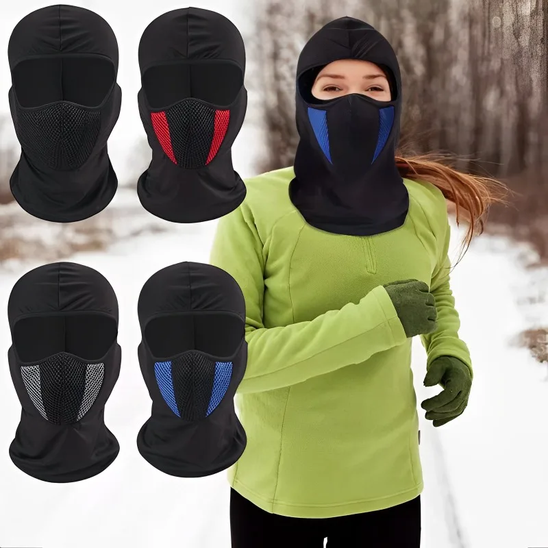 

Full Face Keep warm Mask Winter Cycling Masks Skullies Cap Hat Motocross Motorbike Helmet Moto Riding Neck Face Hood Moto Mask