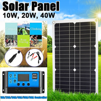 5V 5W 15W Portable Solar Panel USB Charger for Phones Outdoor Travel Quick Charging Micro Solar Power