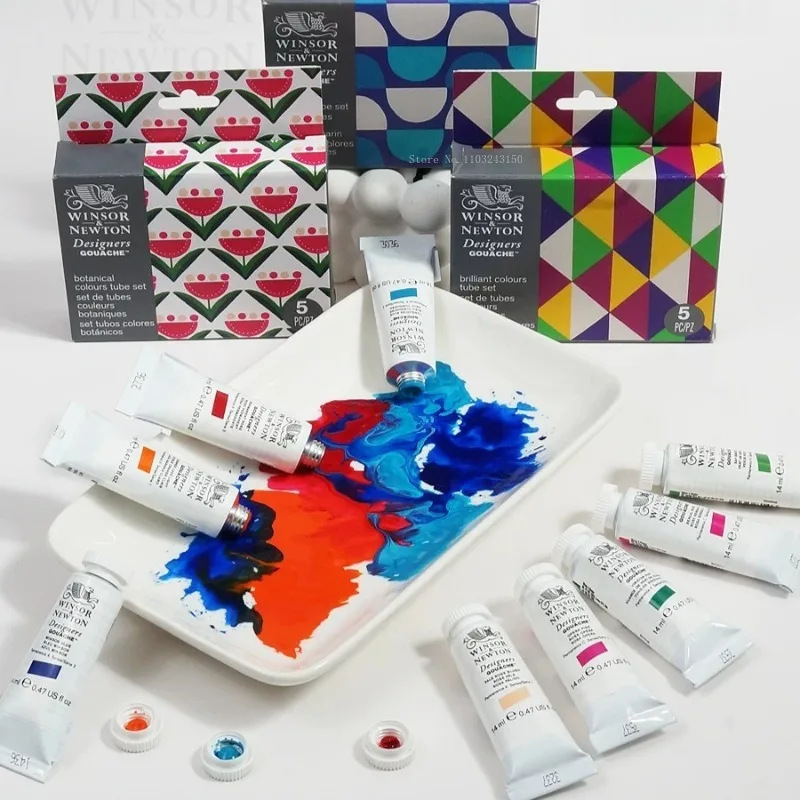 ensemble-de-5-couleurs-de-14-ml-pigments-de-gouache-windsor-newton-designer-peinture-a-la-main-de-paysages-marins-et-de-plantes-aquarelle-non-transparente