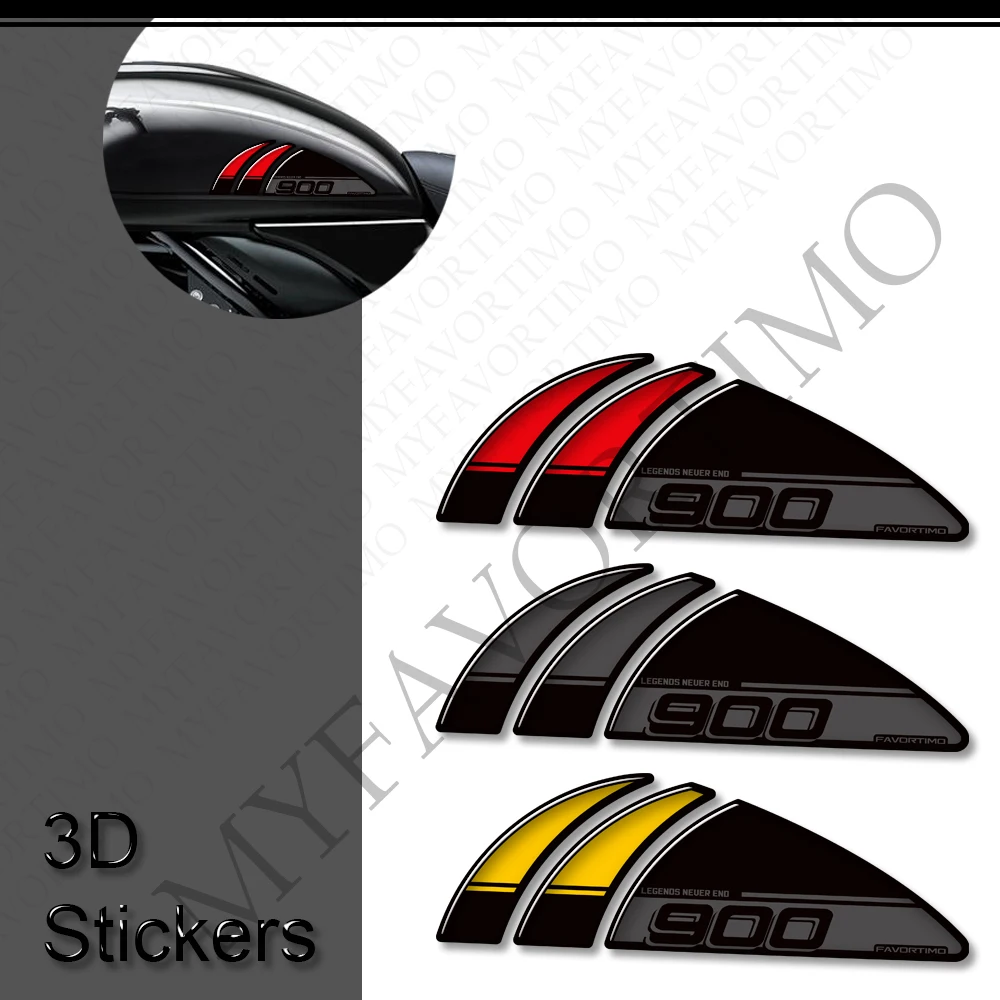 Motorcycle For Z900RS Z900 RS Z 900 Cafe SE ABS Tank Pad Cap Gas Fuel Oil Knee Protection Stickers Decal Accessories 2017 - 2026