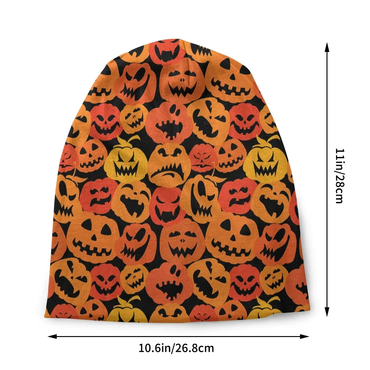 Thin Bonnet Hats Halloween Trick or Treat Men Women's With Pumpkins Cap Hip Hop Skullies Beanies Caps