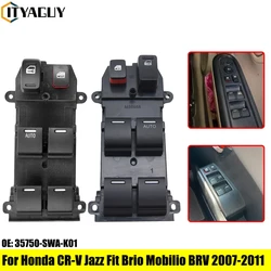 35750-SWA-K01 35750-SWA-Z01 Car Power Window Switch Fit For Honda CRV CR-V G3 Jazz Fit GE Mobilio BRV BR-V Freed Brio Amaze City