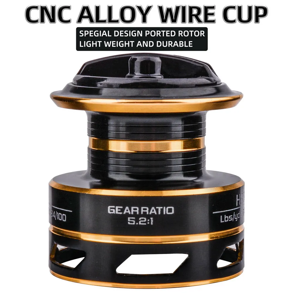 Carrete de pesca Aorace CNC – 26LB de arrastre para agua dulce y salada - imagen 4