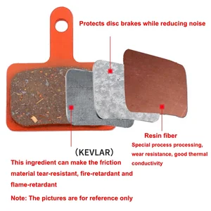 Bicycle Resin Brake Pad, MTB Hydraulic Disc Brake Pellets, Mountain Road Bike, Shimano M375, M445, MT200, BB5, BB7 12 Main Sales Brake Pellet Shimano MT200 - №4