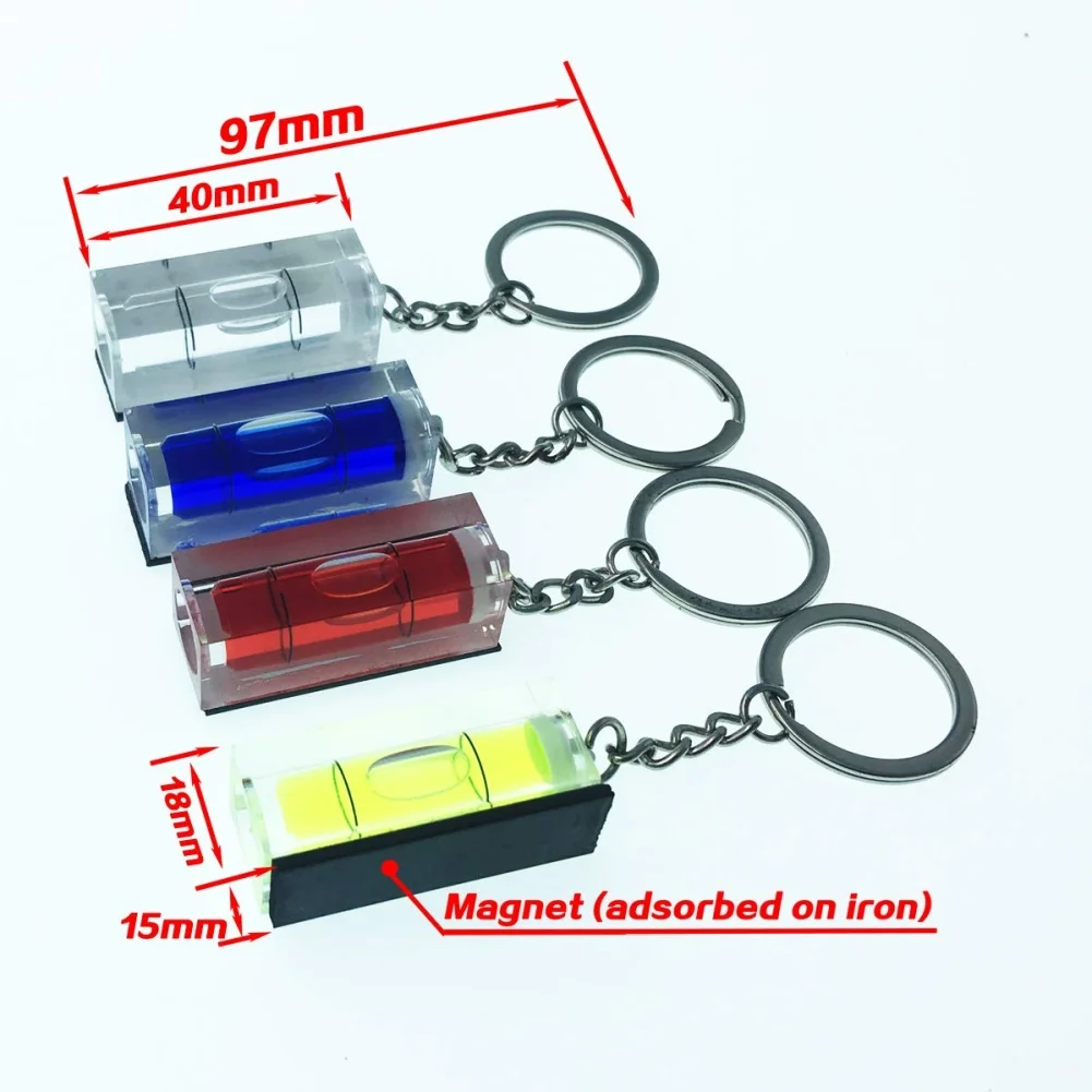For Gifting For Pocket Carry Magnetic Level High Transparency Level Tool Crystal-clear Visibility Compact Lightweight 16g
