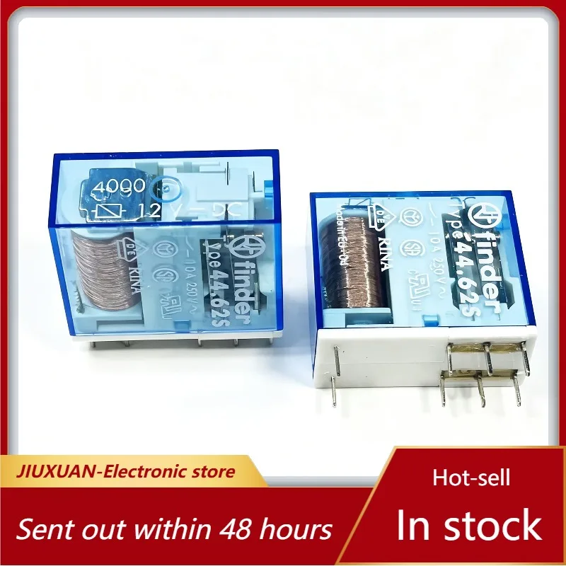 New 1pcs/lot 44.62.7.012.4000 44.62S 12VDC 8Pin 10A DPDT PCB Electromagnetic Relay