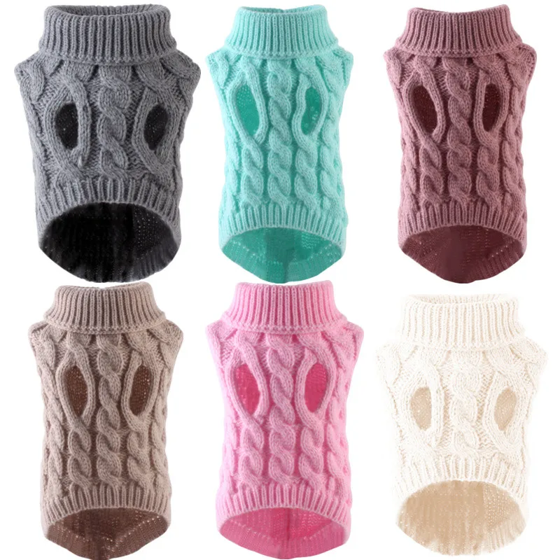 New Warm Knitted Sweater for Dog Small Pet Dog Christmas Clothes Comfortable Soft Winter Puppy Cat Sweater Chihuahua
