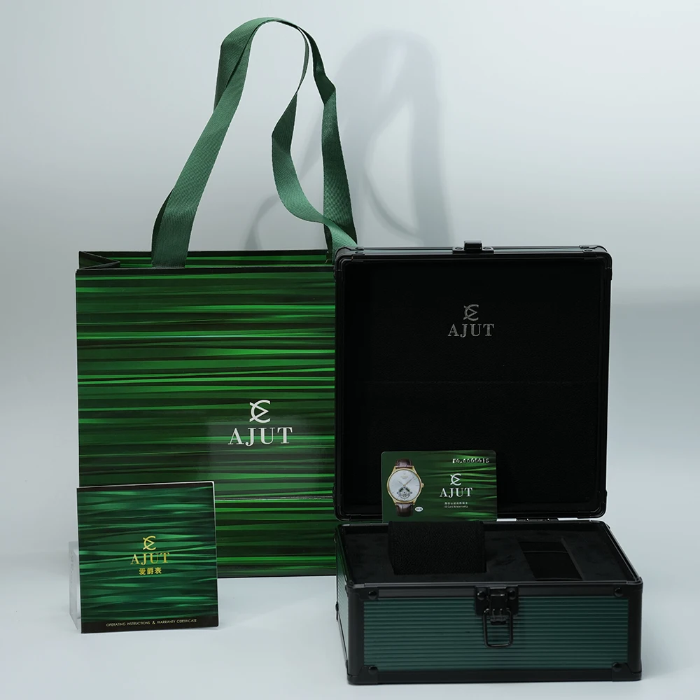 Ajut automático tourbillon relógios mecânicos para homem superfície com padrão solar 24k ouro auto vento voando turbilhão homem relógio 0375