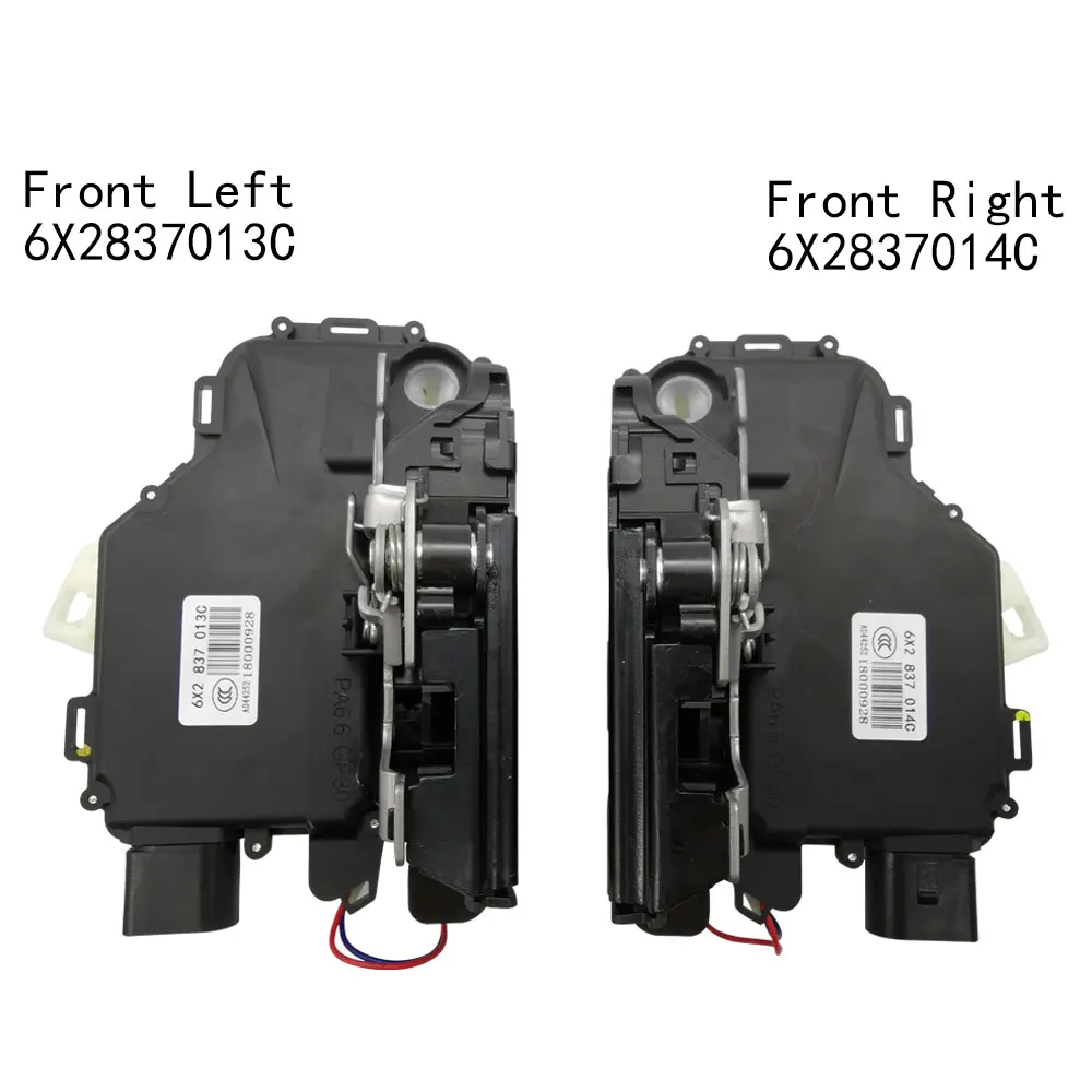 문짝 잠금 액추에이터 오른손 드라이브, VW 보라 비틀 골프 스코다 옥타비아 시트 아로사용, 6X2837013C 6X2837014C