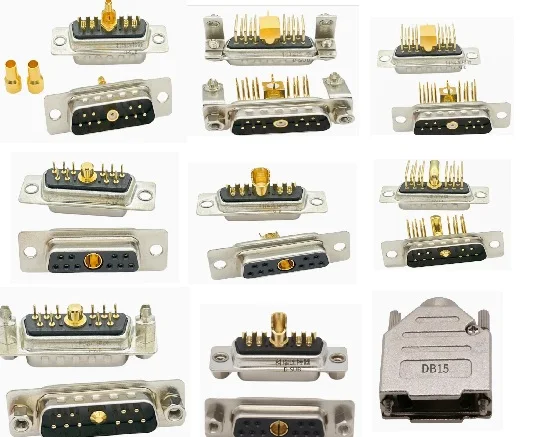 1PCS High current D-SUB of car needle D-SUB 11W1 Male and female d-sub high current connector