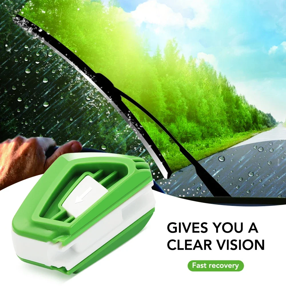 Universal รถ Wiper Repair เครื่องมือใบปัดน้ําฝนกระจกใบปัดน้ําฝนเครื่องตัดยาง Regroove เครื่องมือ Trimmer Restorer รถอุปกรณ์เสริม