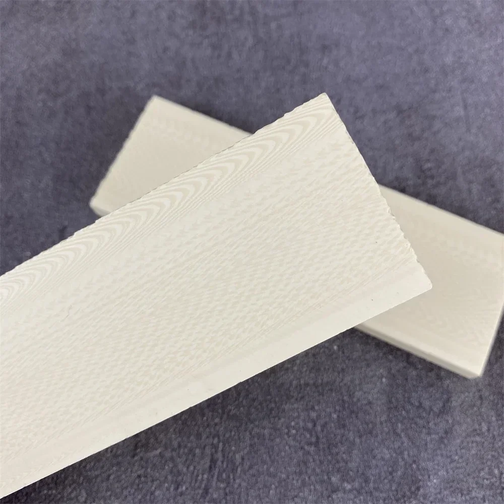 1Pcs Natural Art Imitation Ivory Resin Composite Sheet DIY Knife Handle Emergency Tool Grip Making Patch