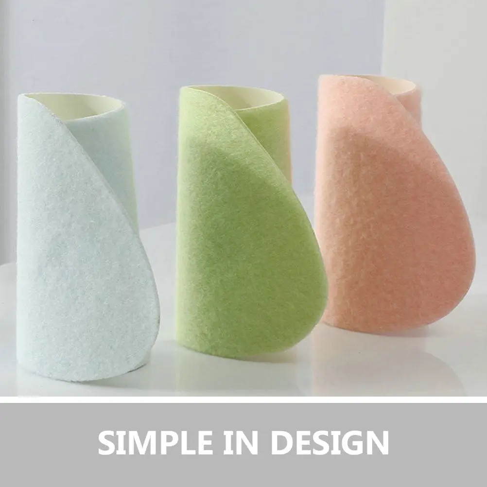 4Pairs Toilet Seat Mat Crystal Velour and PVC Washable Reusable Self-Adhesive Warm Comfort Winter Seat Cover Cushion