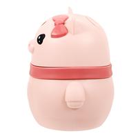Toothpick Holder Cartoon Pig Kitchen Dispenser Pink Automatic Travel 150 Toothpicks Capacity PP Material Pop Up Function Home