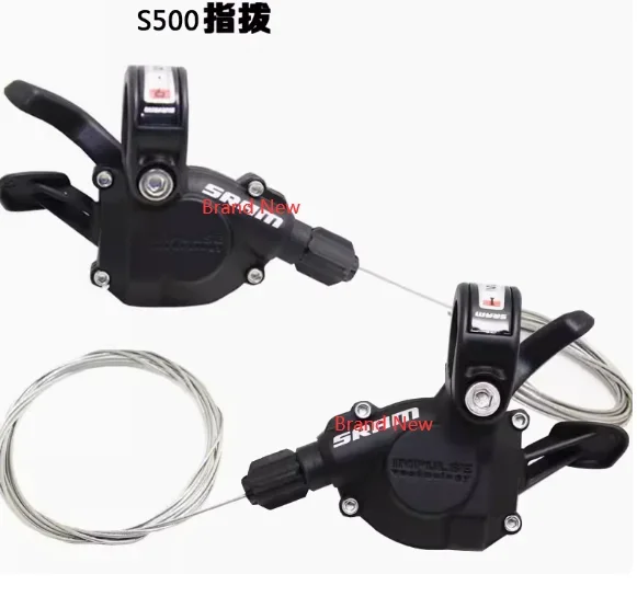1pc/1Pair for SRAM S500 X5 Trigger Shifter Brake 3* 9 Speed Right/Left MTB Bicycle Bike Shifters 1:1 Cables included