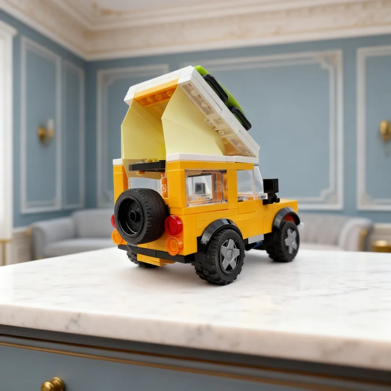 168pcs MOC Land Rover Classic Defender Pop Roof MOD Model Toy Building Blocks Construction Christmas Gifts Education Brick Idea