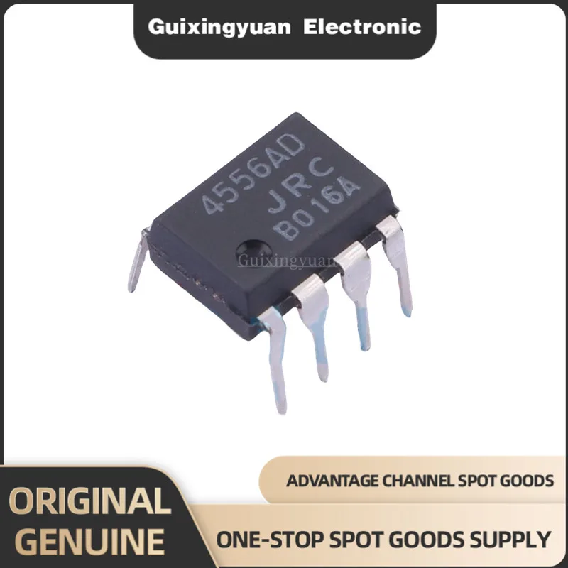 Puce DIP8 NJM4556AD, JM4556AD, Lieutenant, 100% Nouveau, 5PCs