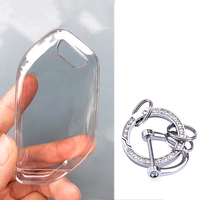 TPU Car Key Case Cover Shell Keychain Key Holder Fob For Kia Sorento 2022 EV6 Cargo EV6 Gt Ev9 8 Port EV5 2024 K3 Carnival 2023