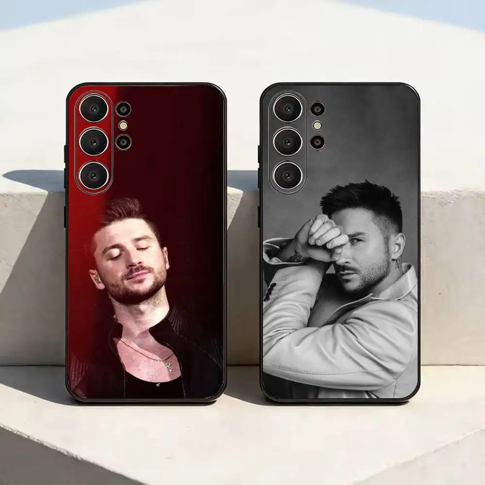 S-Sergey Lazarev Singer Actor Soft Silicone Case for Samsung S26, S24, S21, S22, S23, S30, Ultra,  Plus, FE, Lite-Black