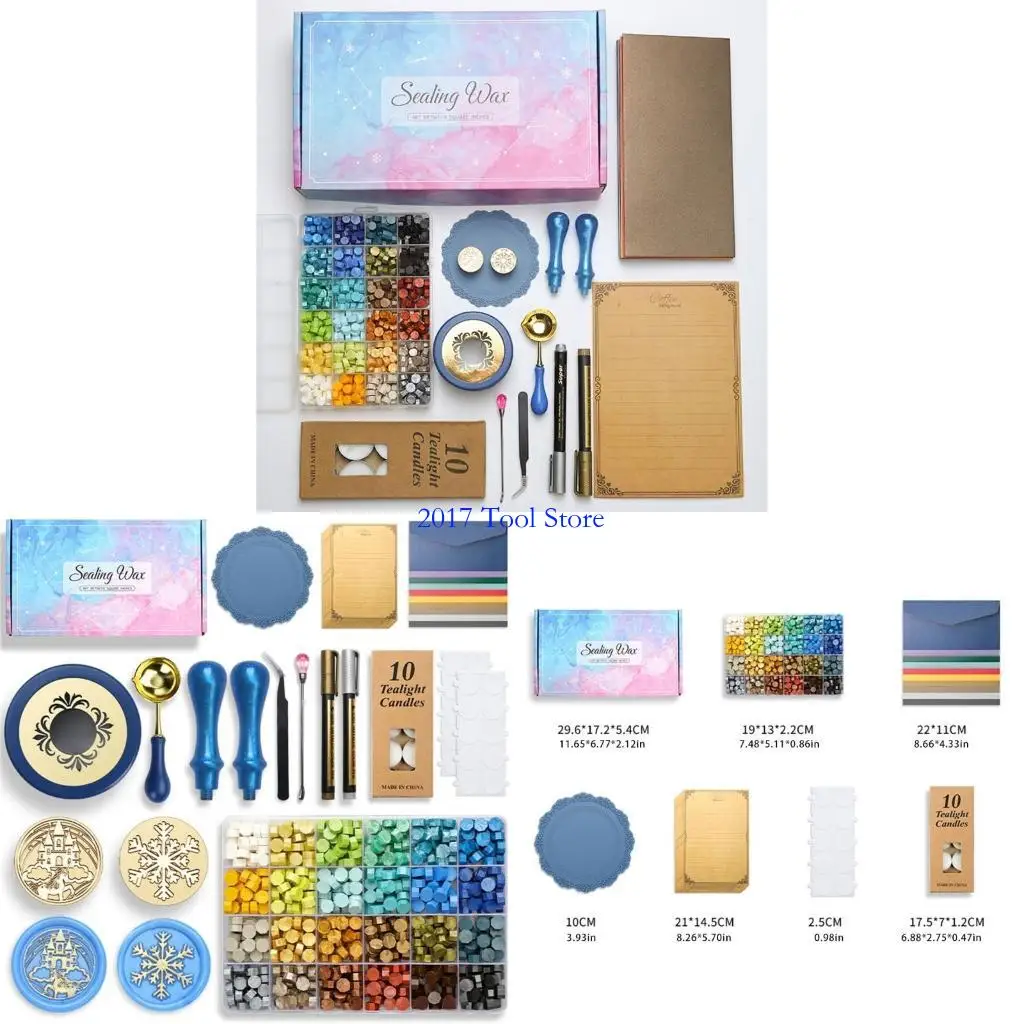 

K92A 24 цветового воскового уплотнения набор штампов набор восков