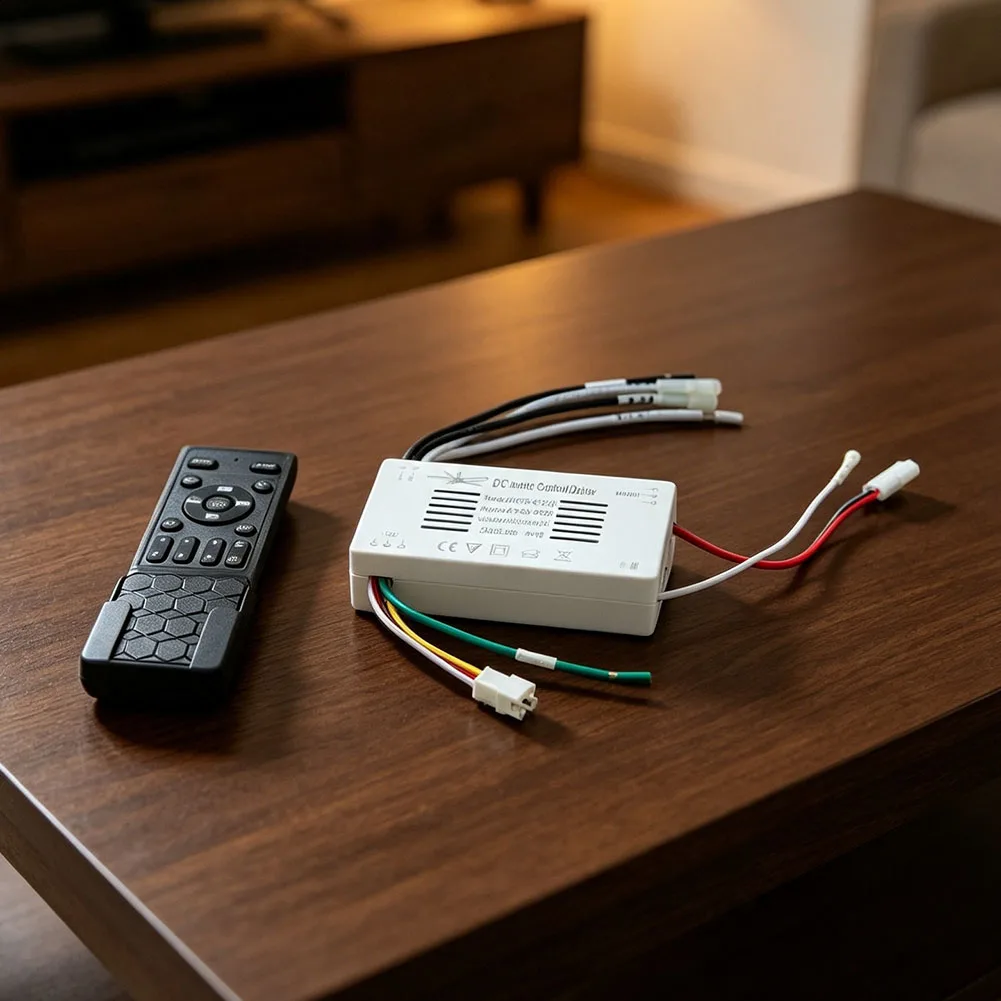 Ceiling Fan Light Remote Control DC Inverter 6-Speeds Control 110V Stepless Dimming Controller For Retractable Ceiling Fan