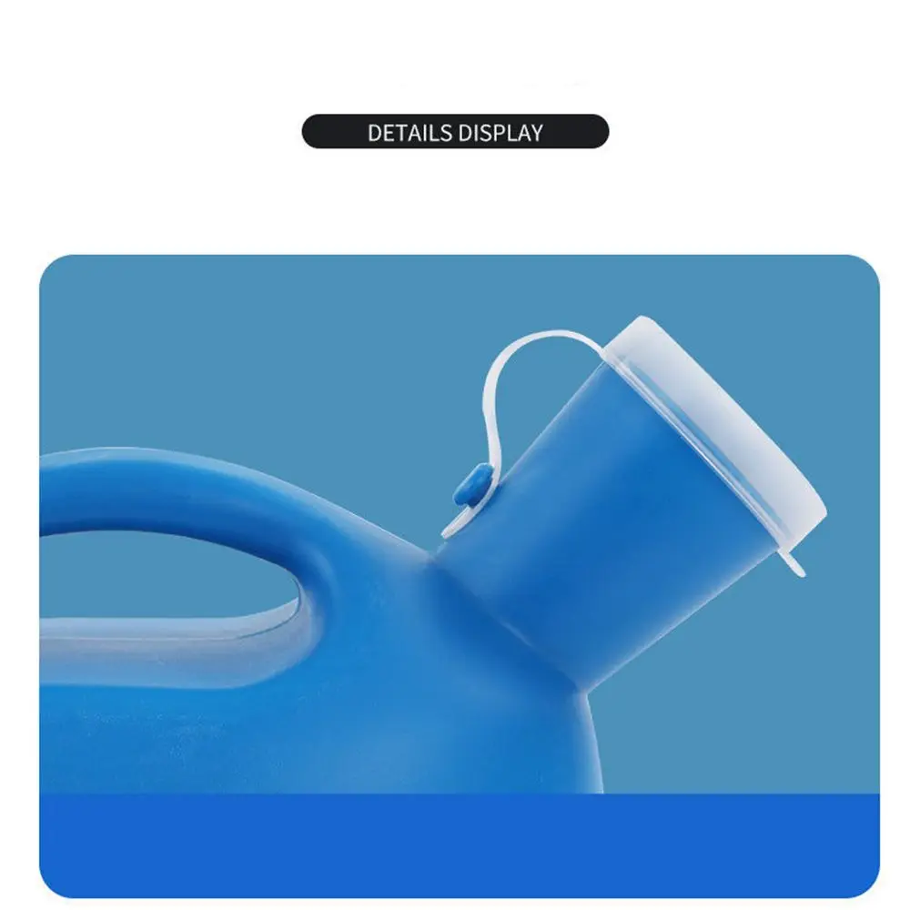 Unisex Extension Tube Pee Tool Urinal Potty with Lid Toilet Aid Bottle Travel Urine Storage Portable Urinal Bottle
