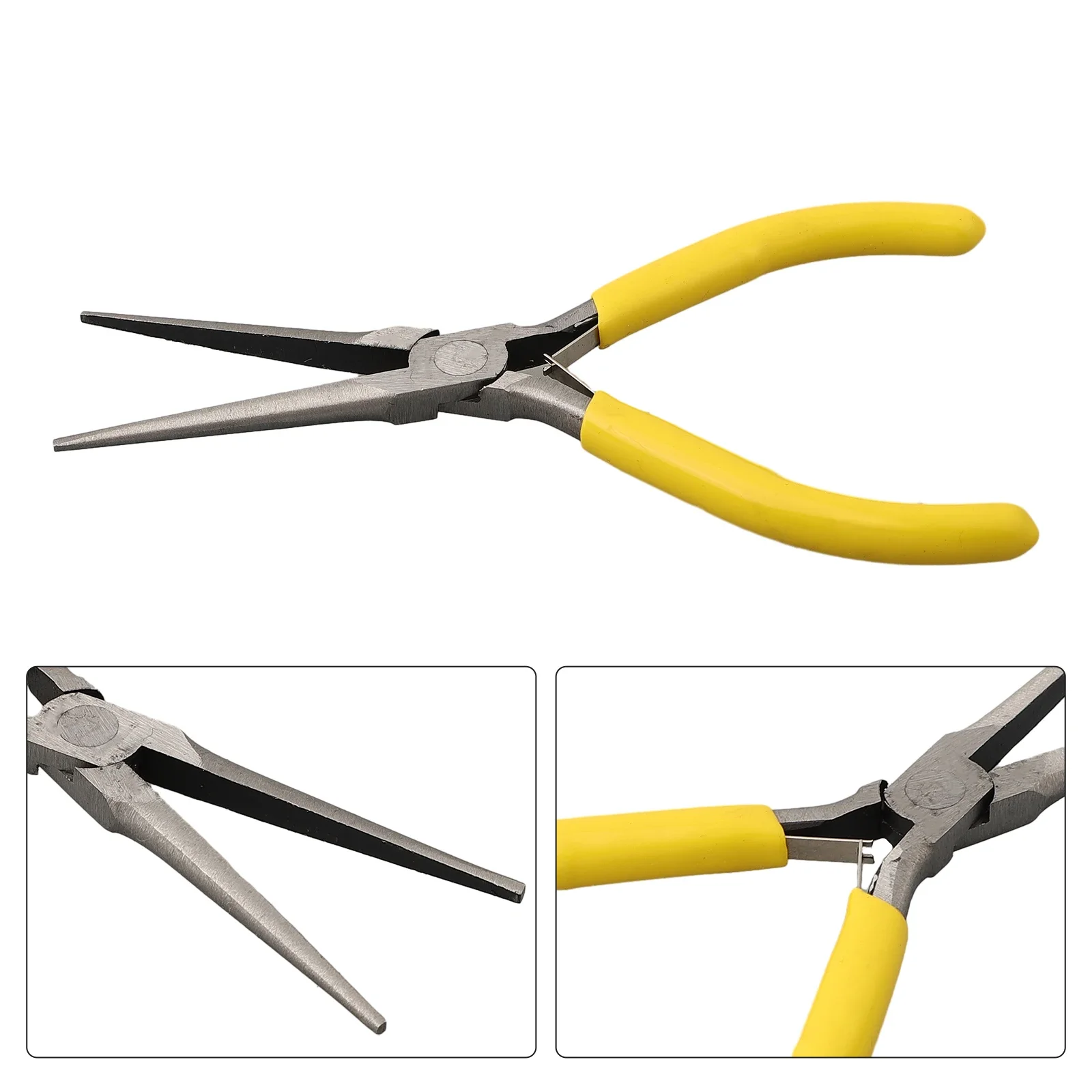 C (bend Mouth) Jewelry Pliers Jewelry Pliers Electronic Feet H (round Mouth) High Hardness Long Nose Pliers Non-slip.