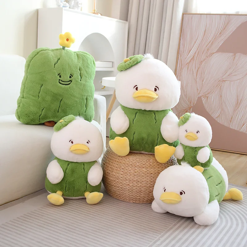 

Creative Cute Balsam Pear Duck Plush Toy Cartoon Stuffed Animals Duck Plushies Doll Anime Soft Kids Toys for Girls ChildrenGifts